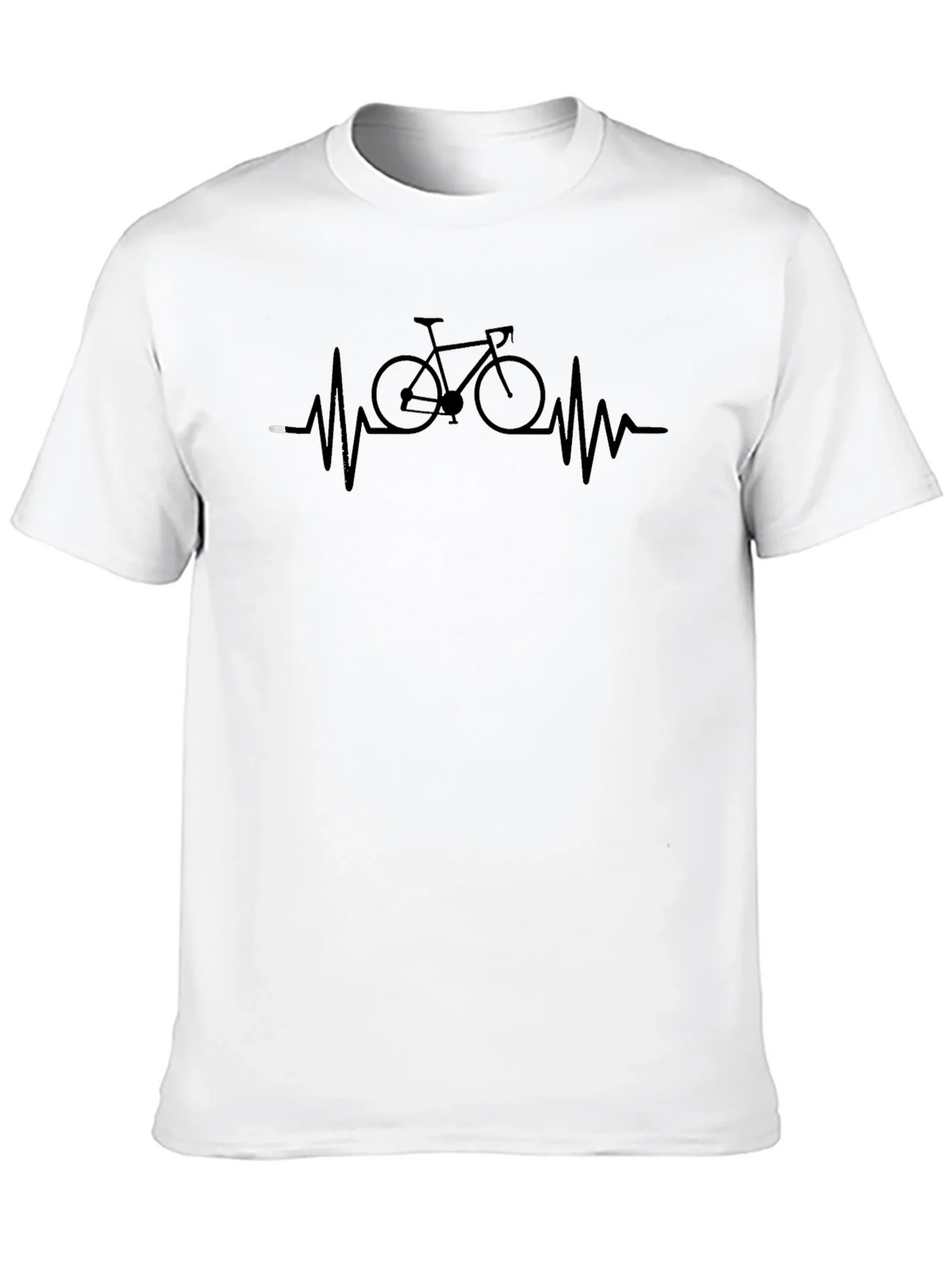 Bike Heartbeat Graphic Tee - Cyclist Passion T-Shirt product image 9
