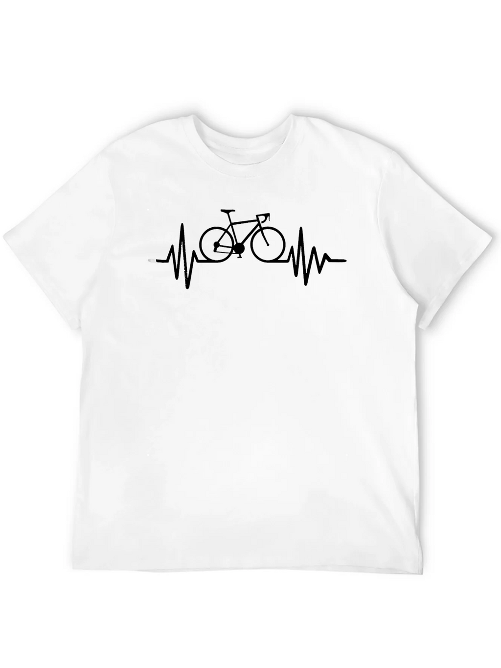 Bike Heartbeat Graphic Tee - Cyclist Passion T-Shirt product image 11