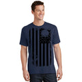 Vintage American Flag Military Skull T-Shirt product image 1