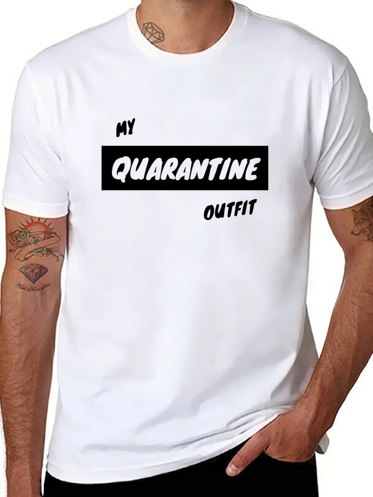 Quarantine Outfit T-Shirt - Relaxed Fit Comfy Style product image 7