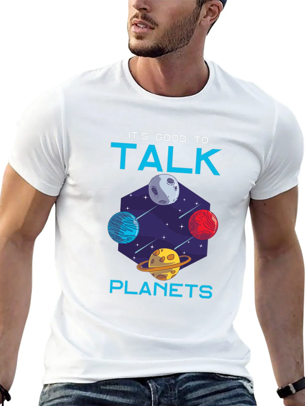 Its Good to Talk Planets Graphic Tee product image 11