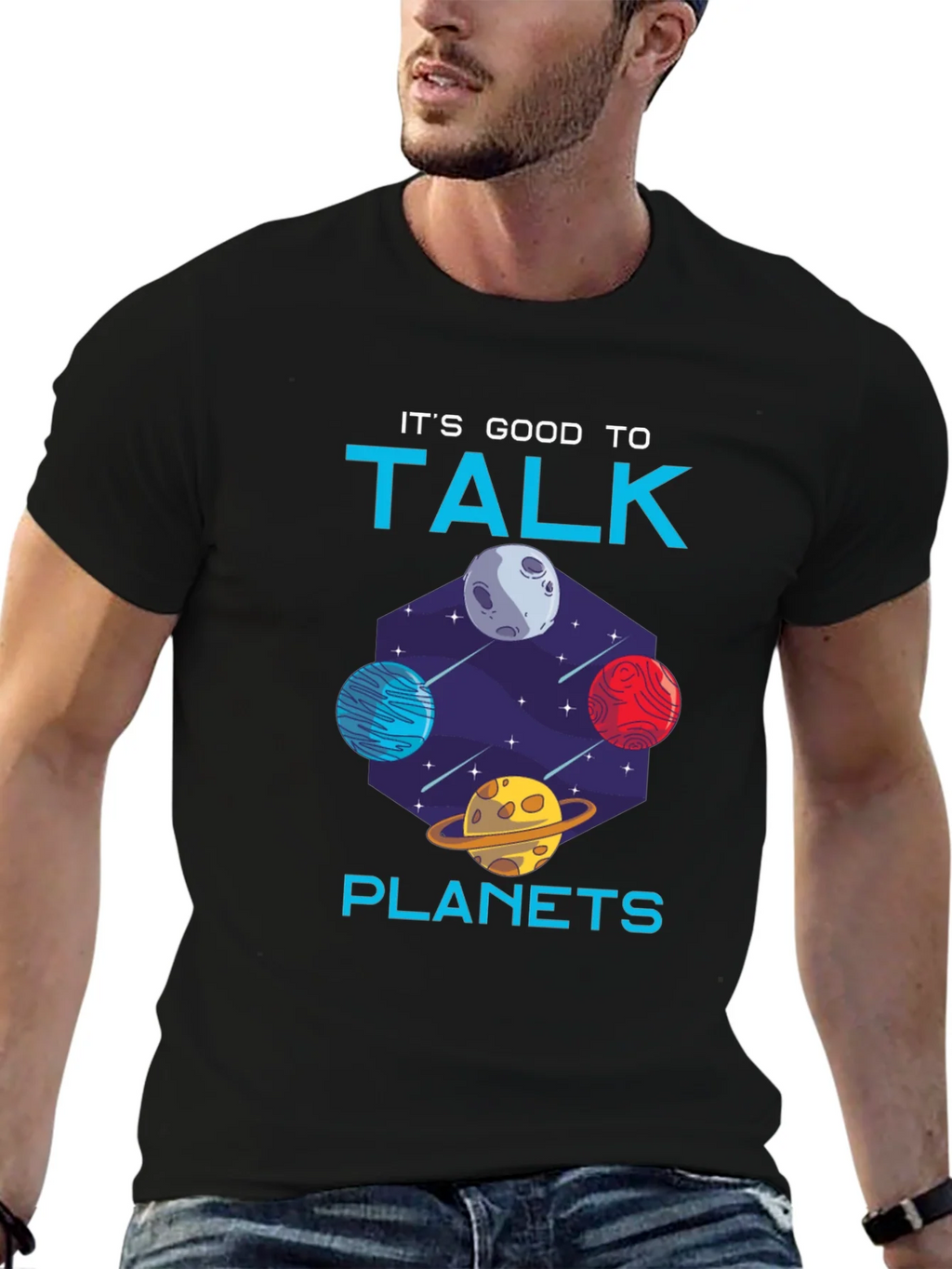 Its Good to Talk Planets Graphic Tee product image 6