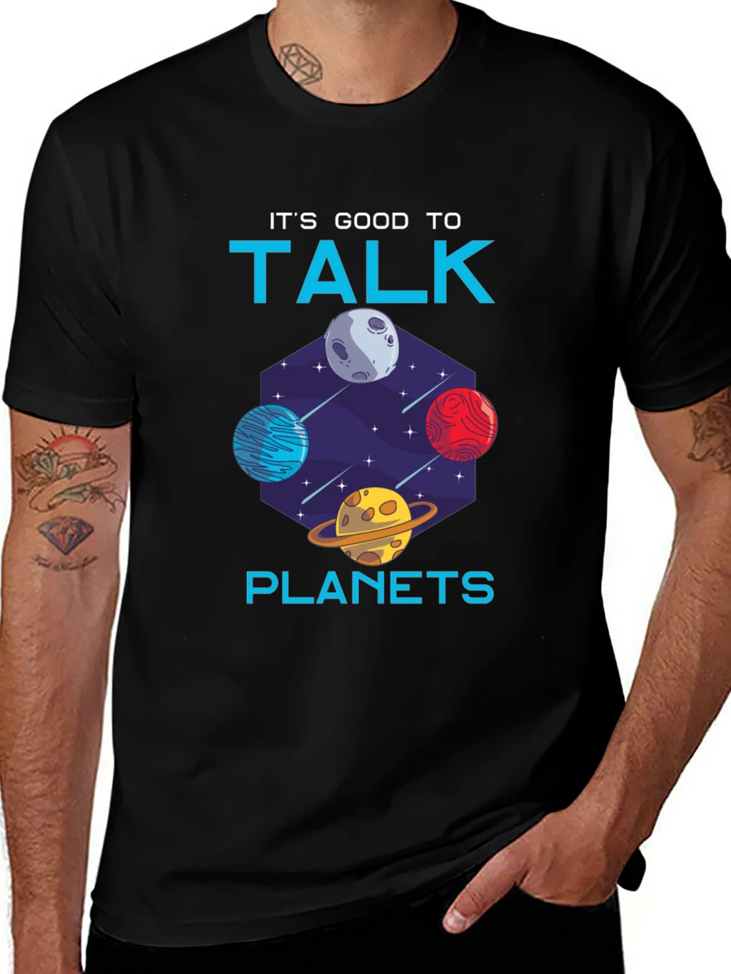 Its Good to Talk Planets Graphic Tee product image 1
