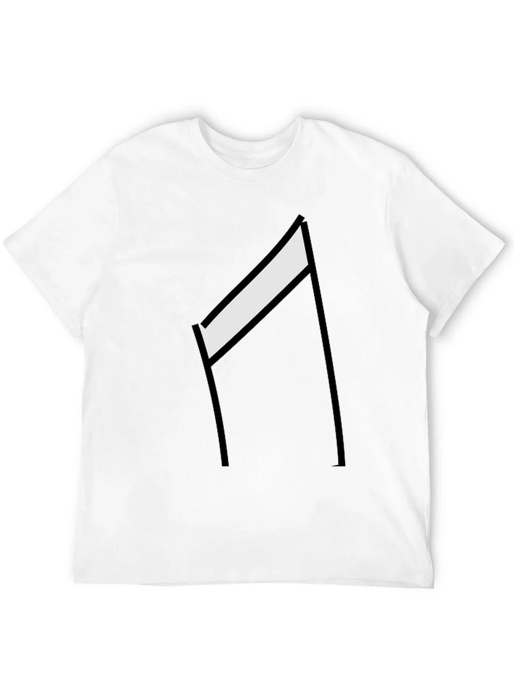 Minimalist Hurdle Graphic Tee - Black Casual Shirt product image 11