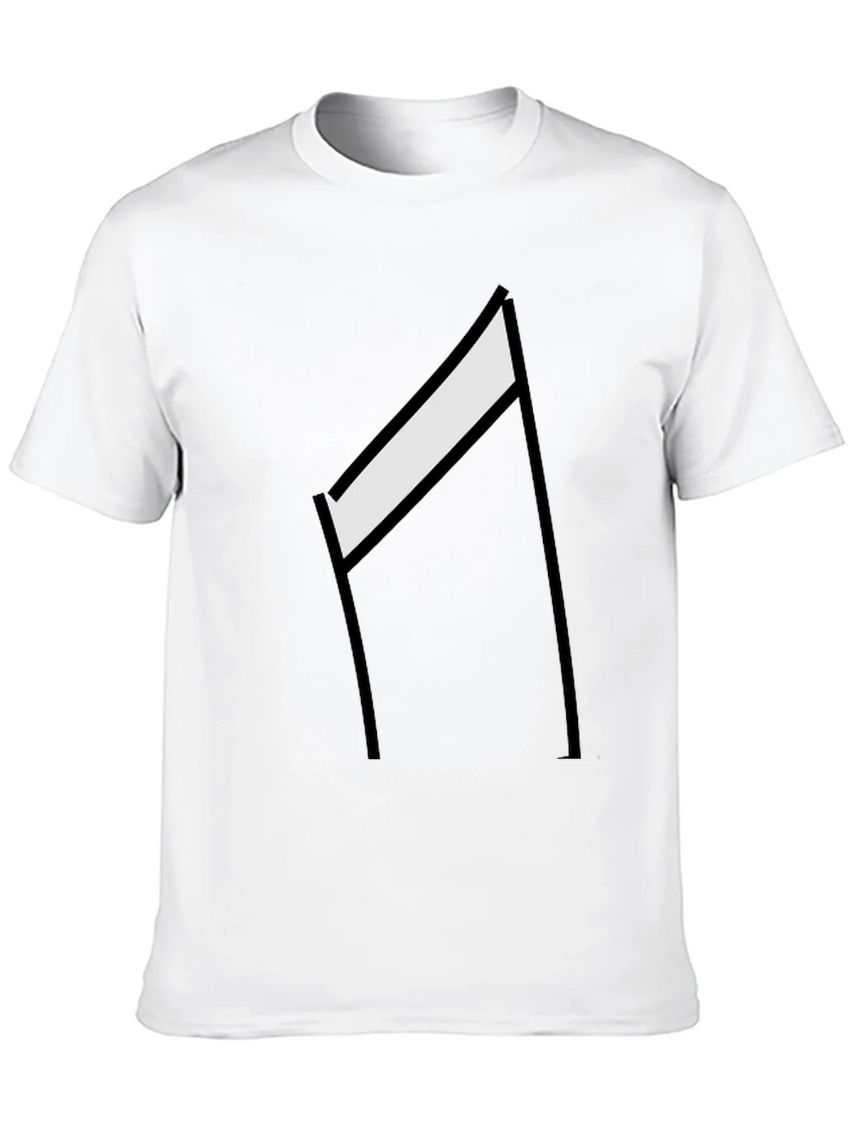 Minimalist Hurdle Graphic Tee - Black Casual Shirt product image 9