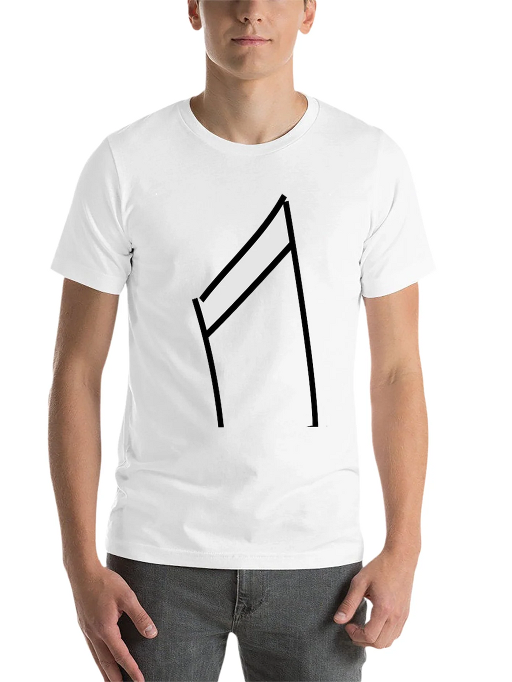 Minimalist Hurdle Graphic Tee - Black Casual Shirt product image 10