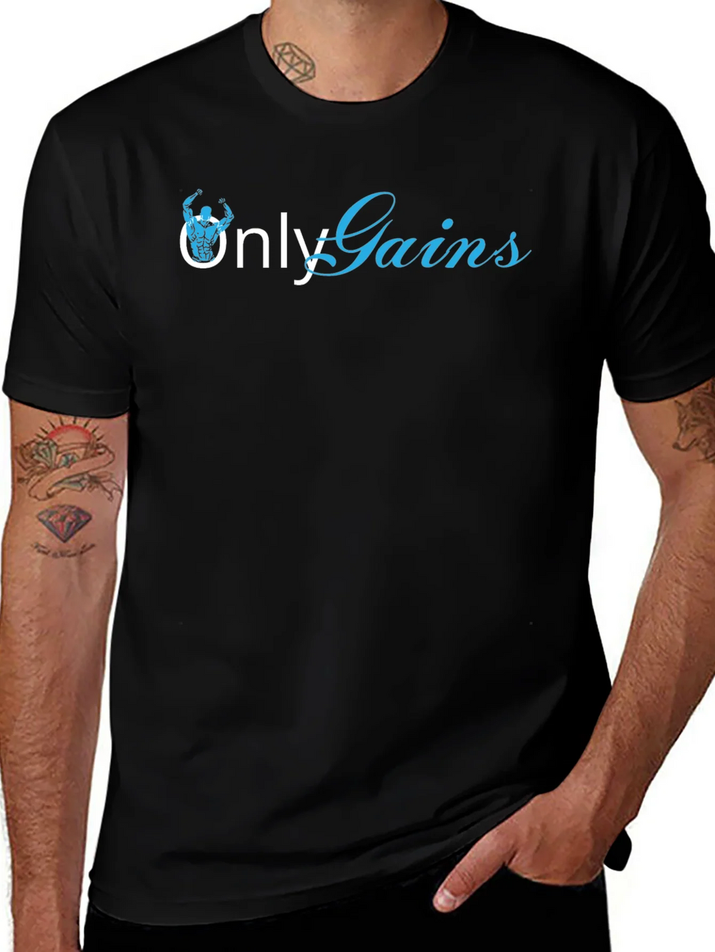 Only Gains Black T-Shirt product image 1