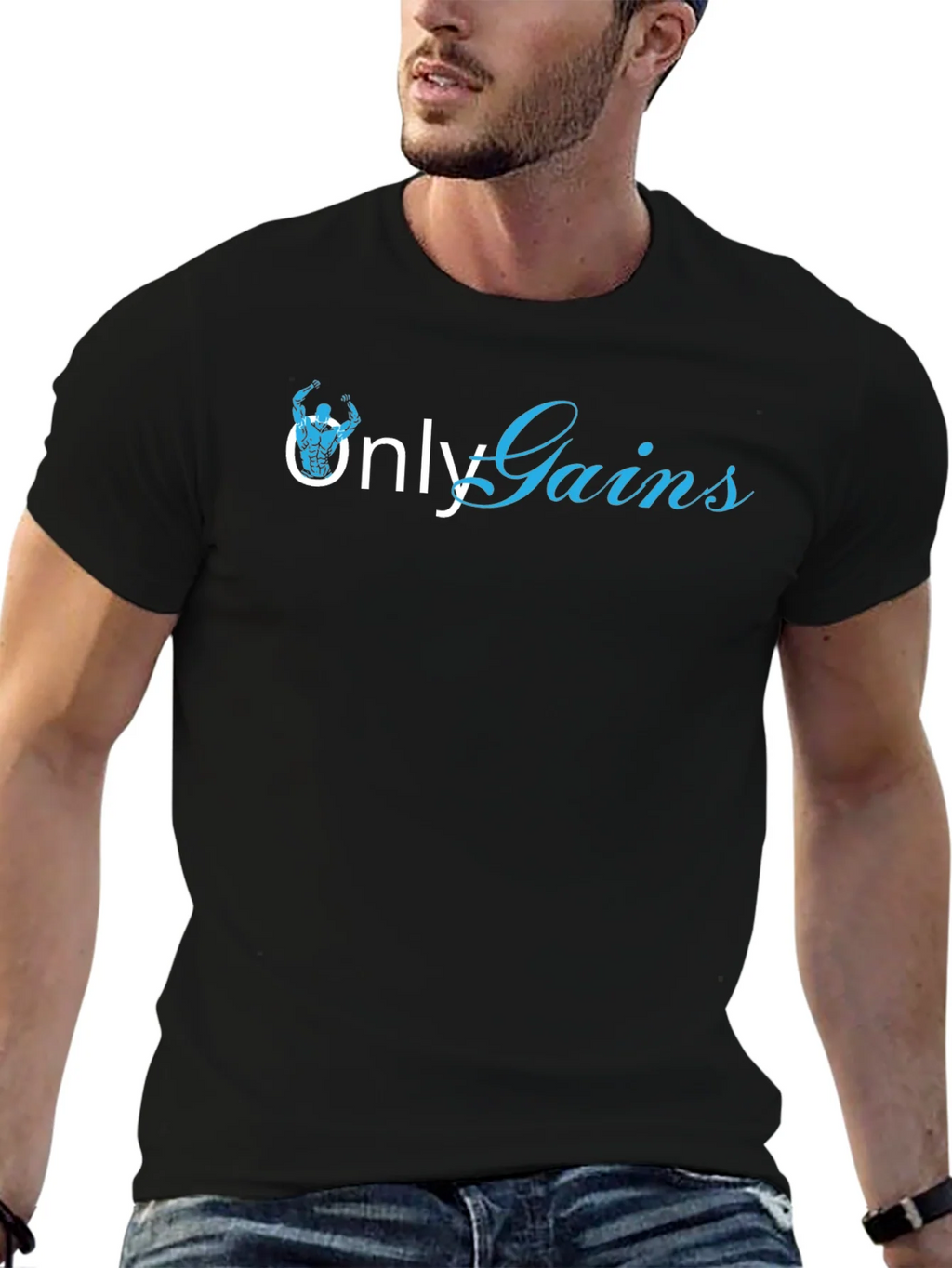 Only Gains Black T-Shirt product image 5