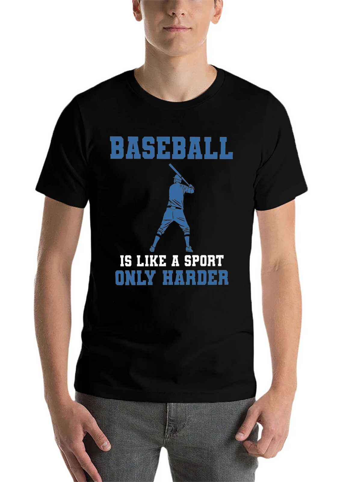 Baseball Is Like A Sport Only Harder T-Shirt product image 4