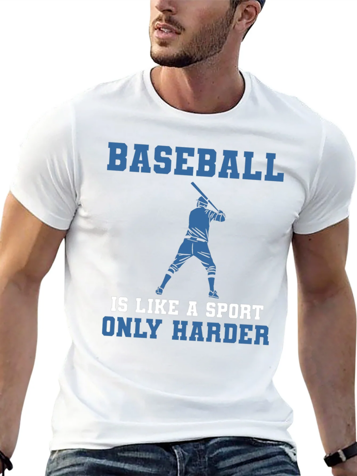 Baseball Is Like A Sport Only Harder T-Shirt product image 12