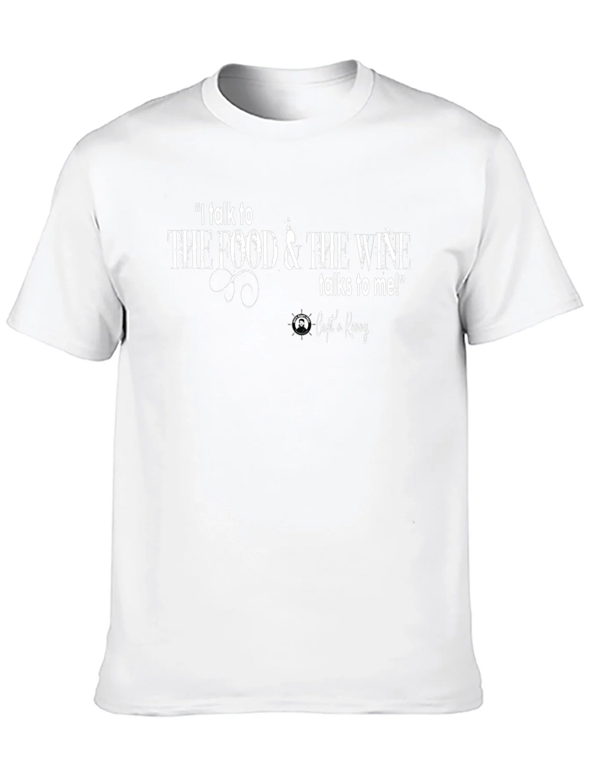 Food & Wine T-Shirt - Captn Kenny - Black Tee product image 9