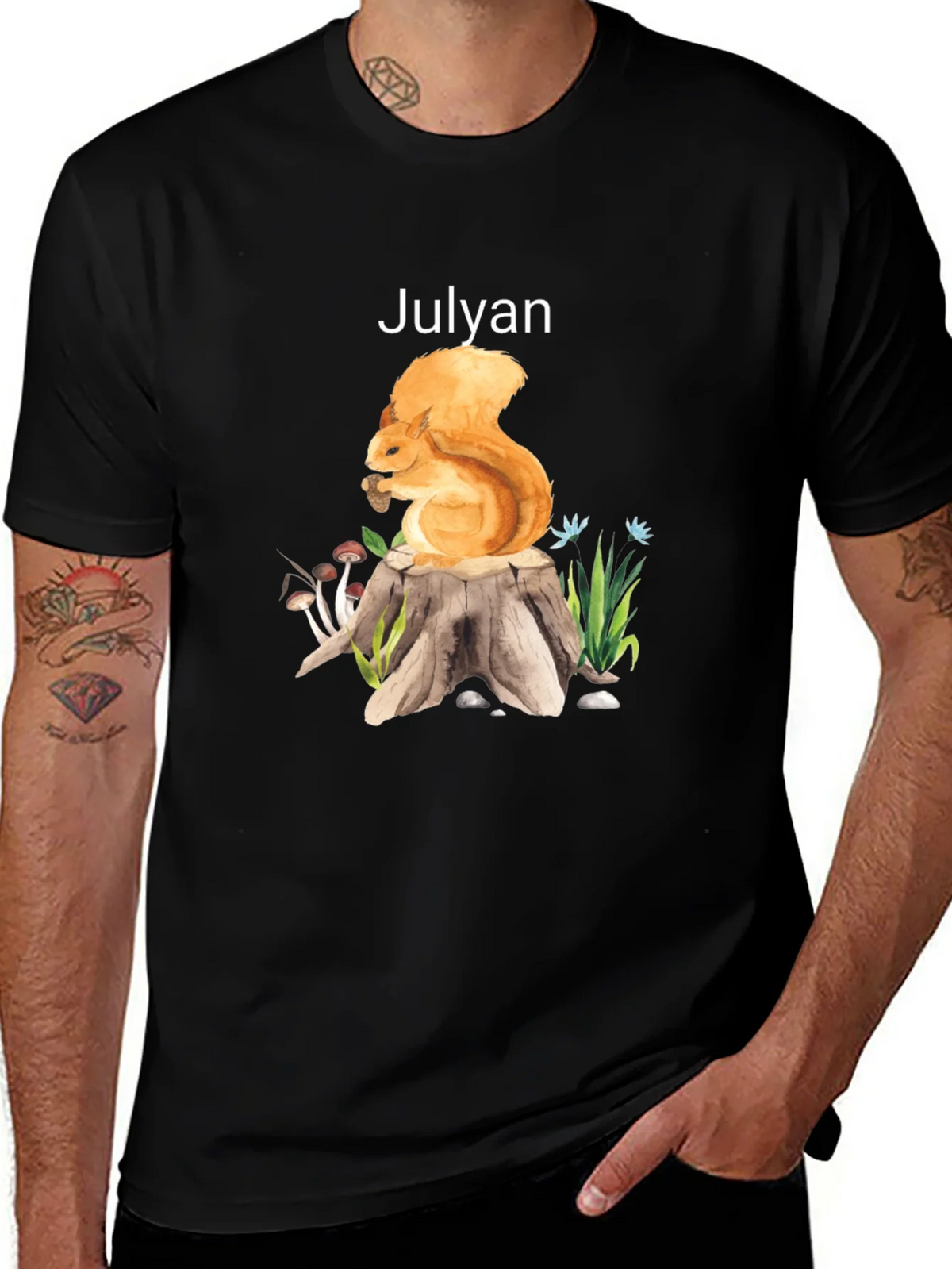 Squirrel Stump Graphic Tee - Julyan product image 1
