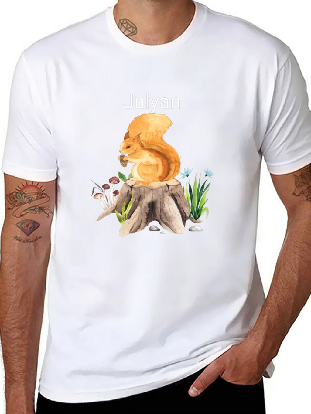 Squirrel Stump Graphic Tee - Julyan product image 6