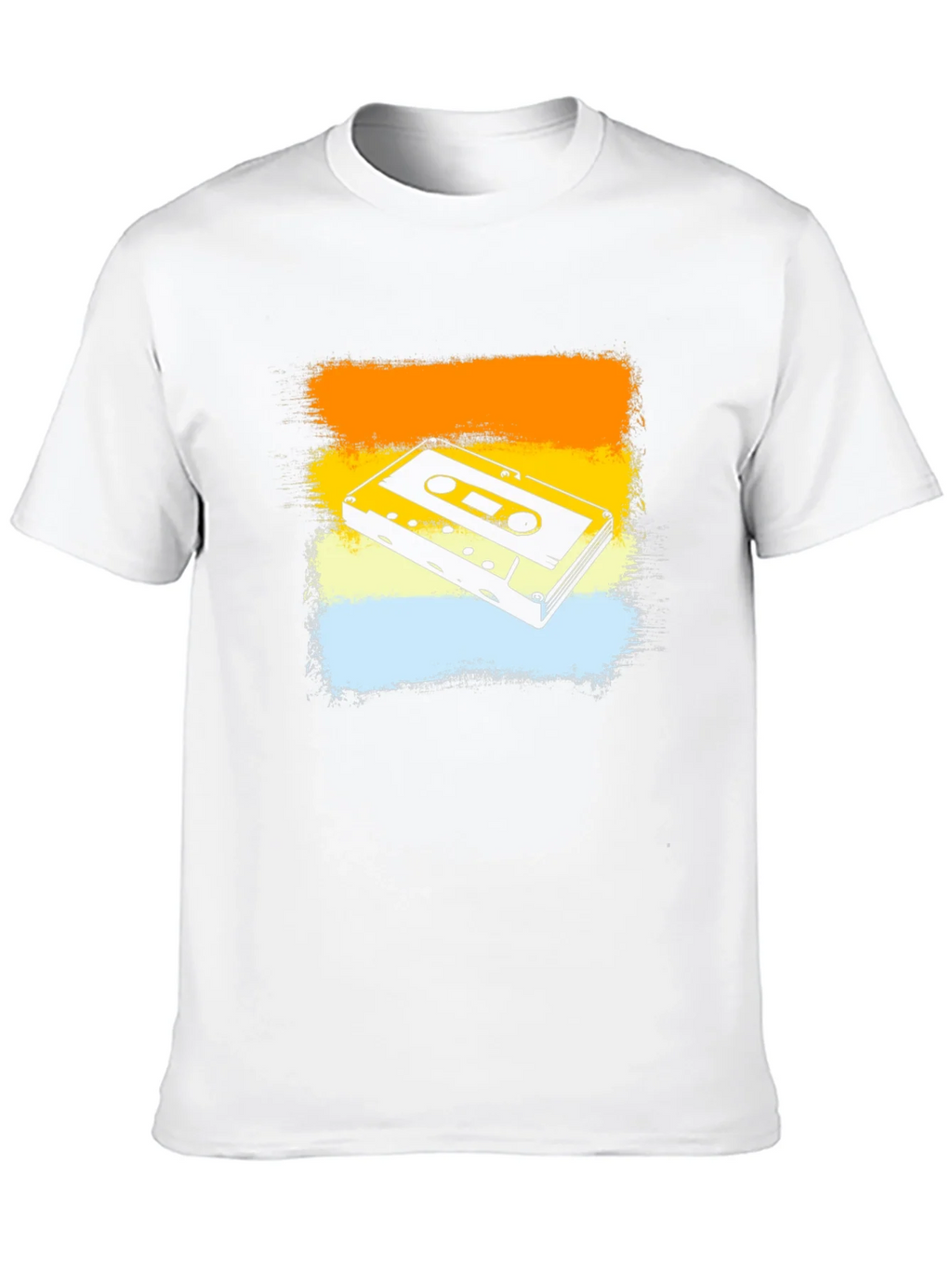 Retro Cassette Tape Graphic Tee - Vintage Style Black product image 9