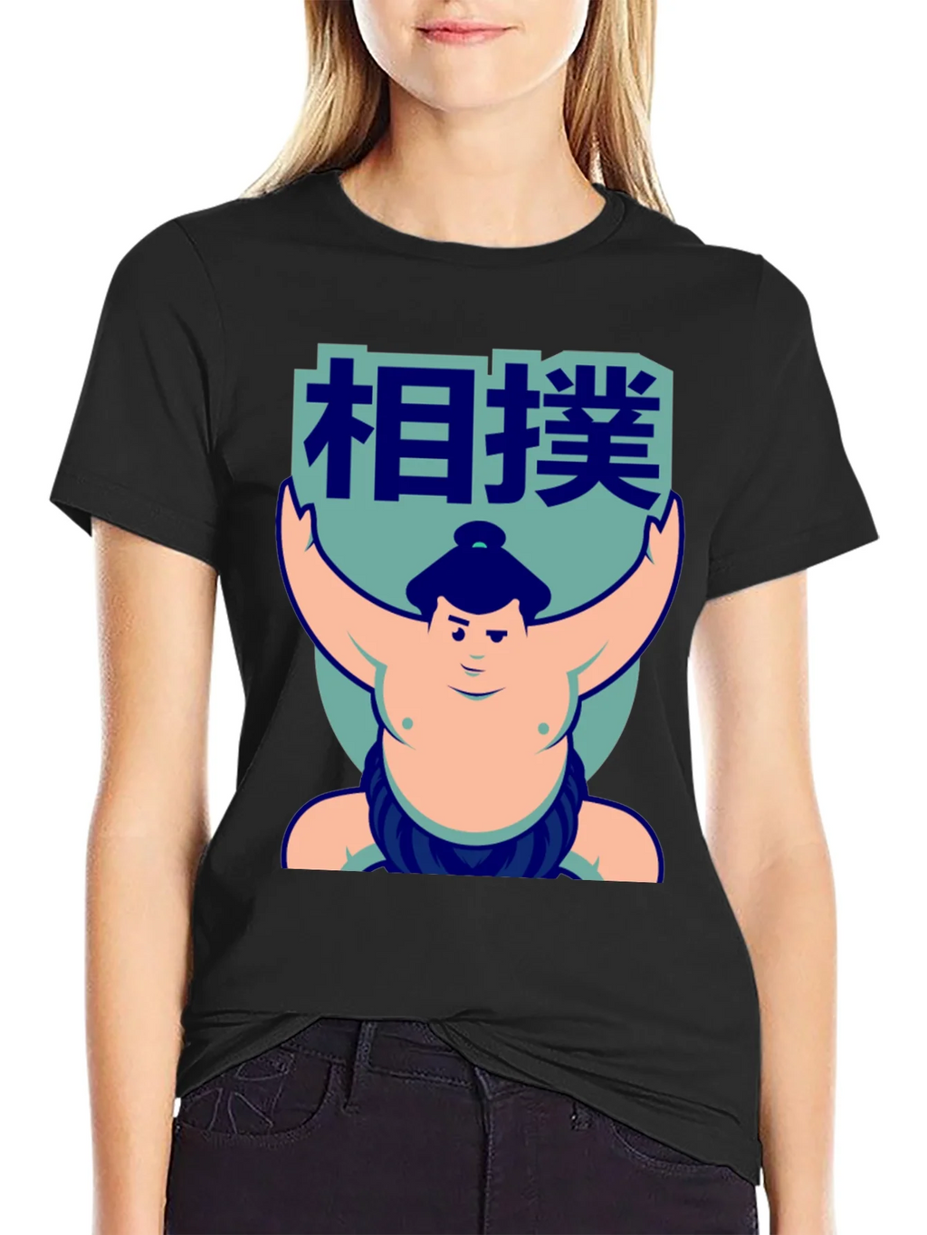 Sumo Wrestler Graphic T-Shirt product image 2