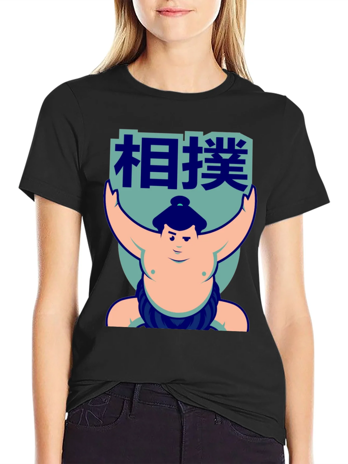 Sumo Wrestler Graphic T-Shirt product image 2