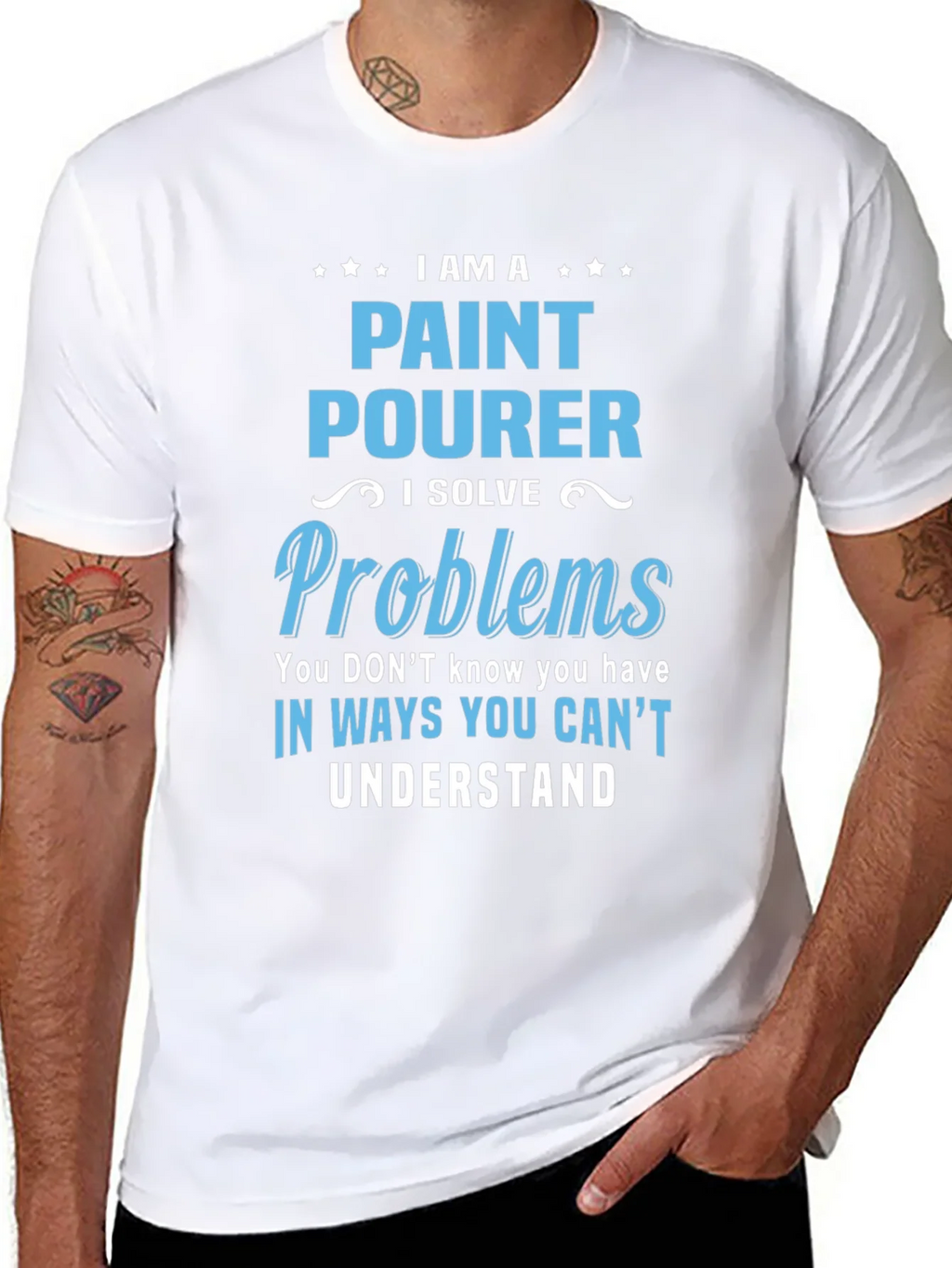 Paint Pourer T-Shirt: I Solve Problems product image 7