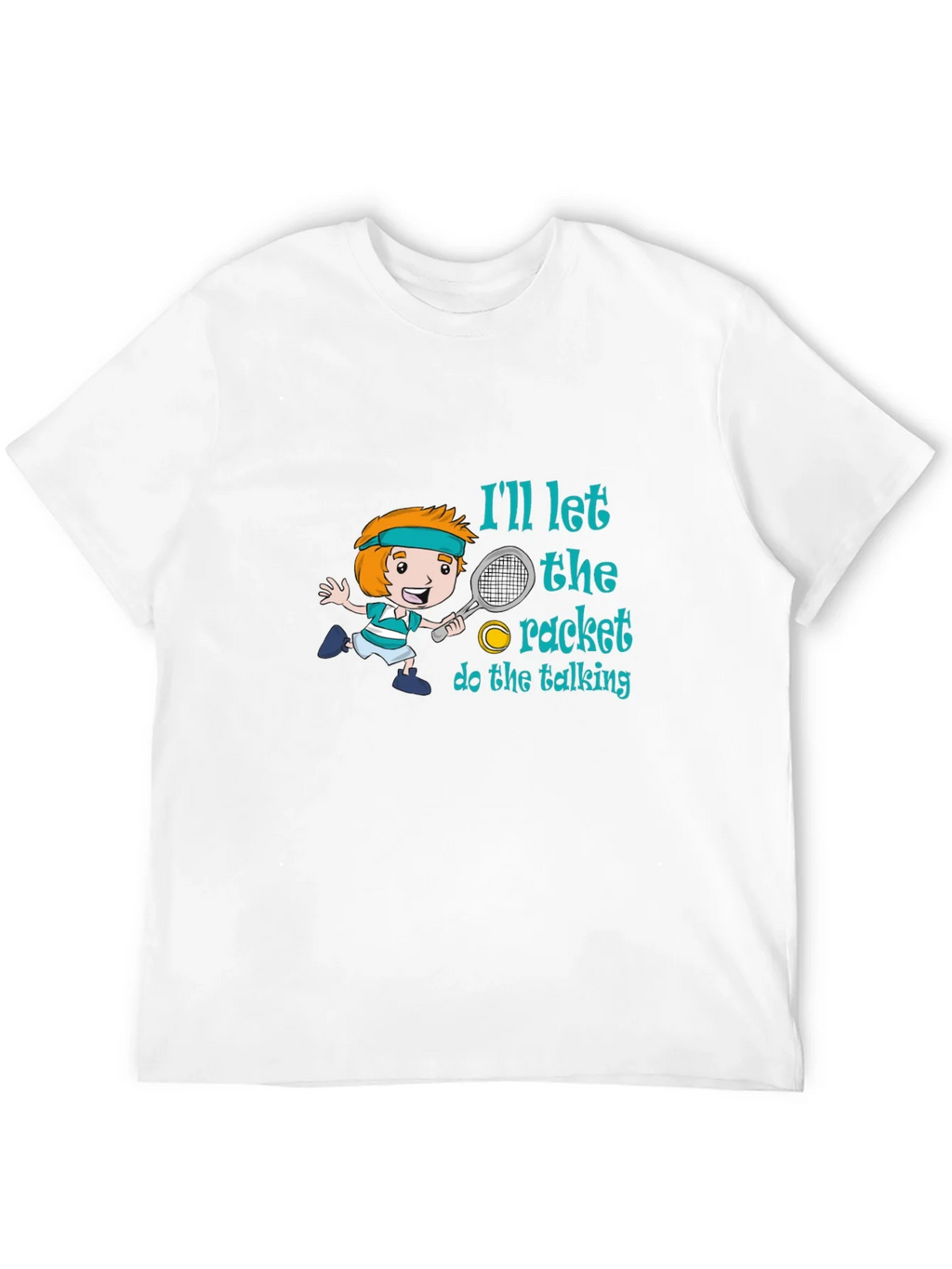 Tennis Player Cartoon T-Shirt product image 11
