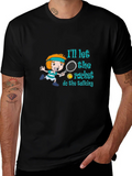 Tennis Player Cartoon T-Shirt product image 1