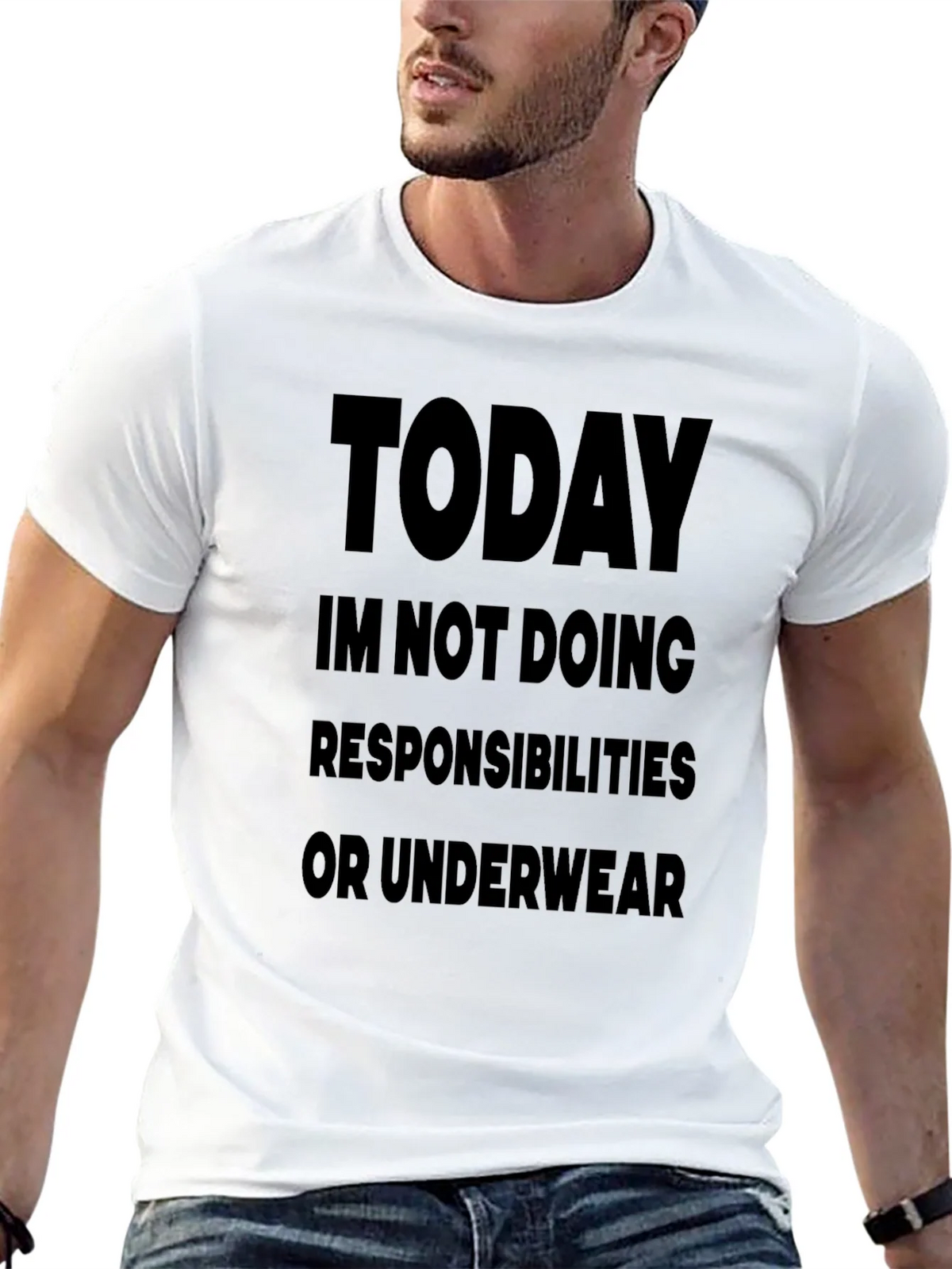 Today Im Not Doing Responsibilities Black T-Shirt product image 12