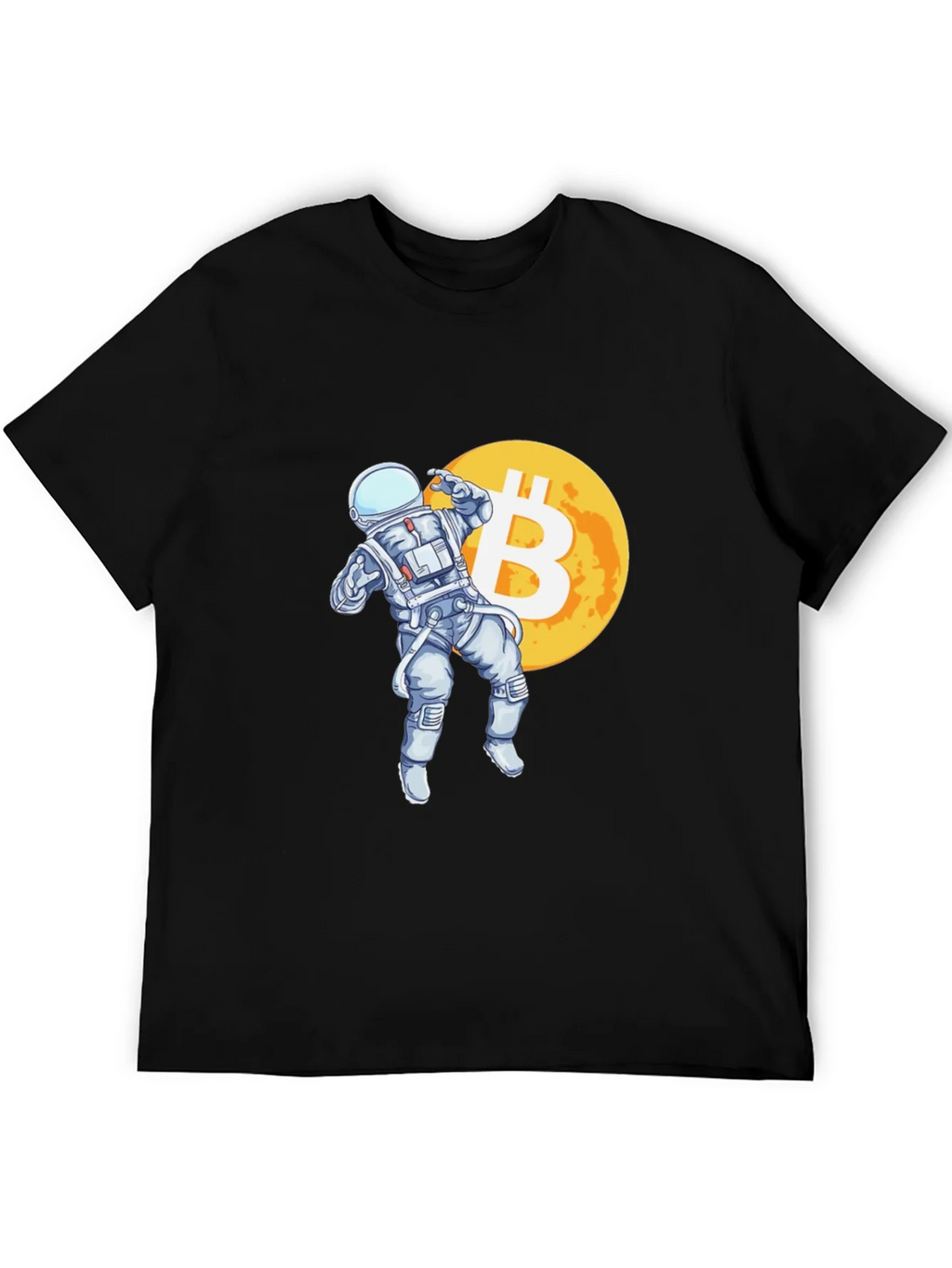 Bitcoin Astronaut T-Shirt - Crypto Moon Landing product image 5