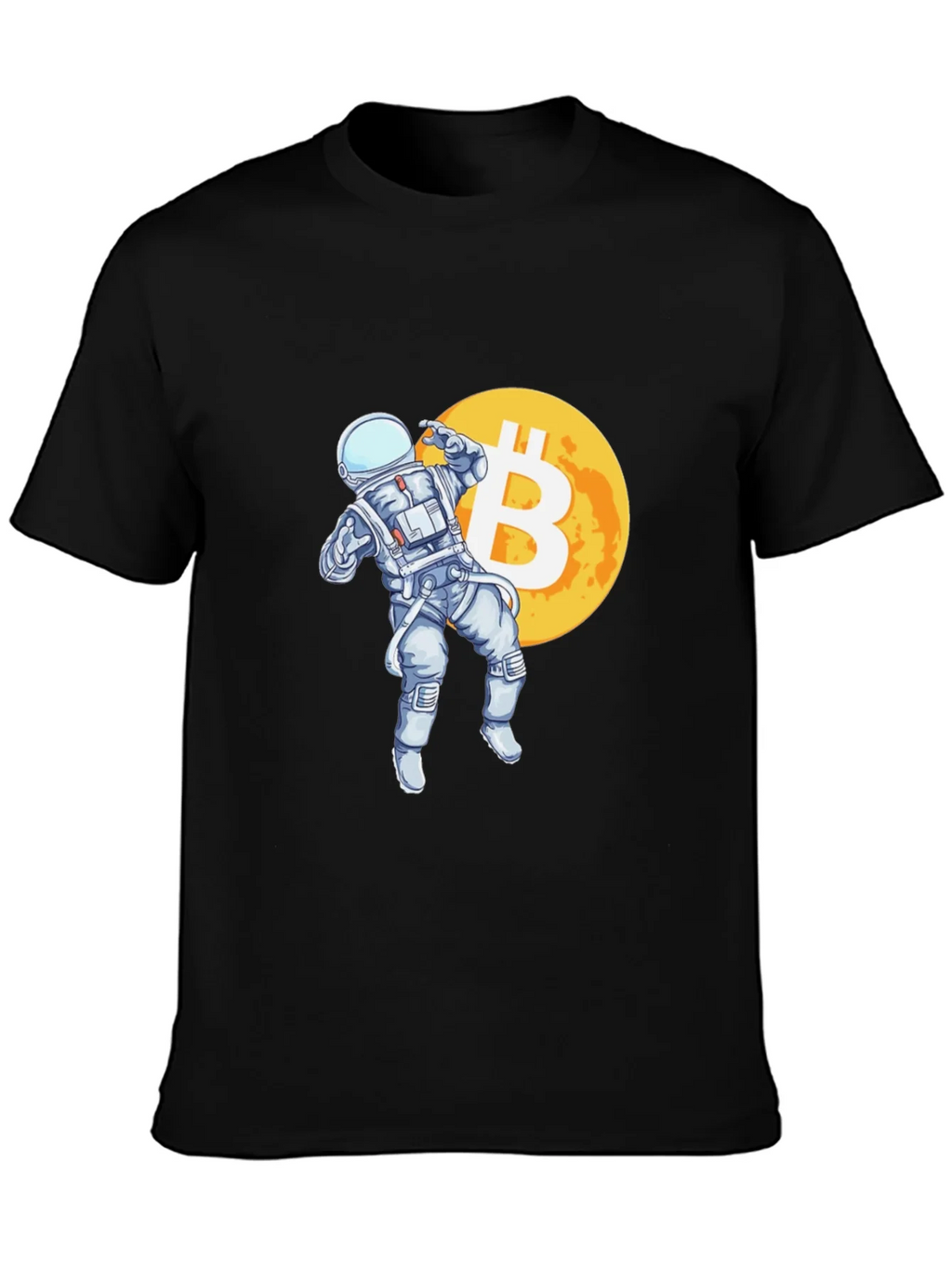 Bitcoin Astronaut T-Shirt - Crypto Moon Landing product image 3