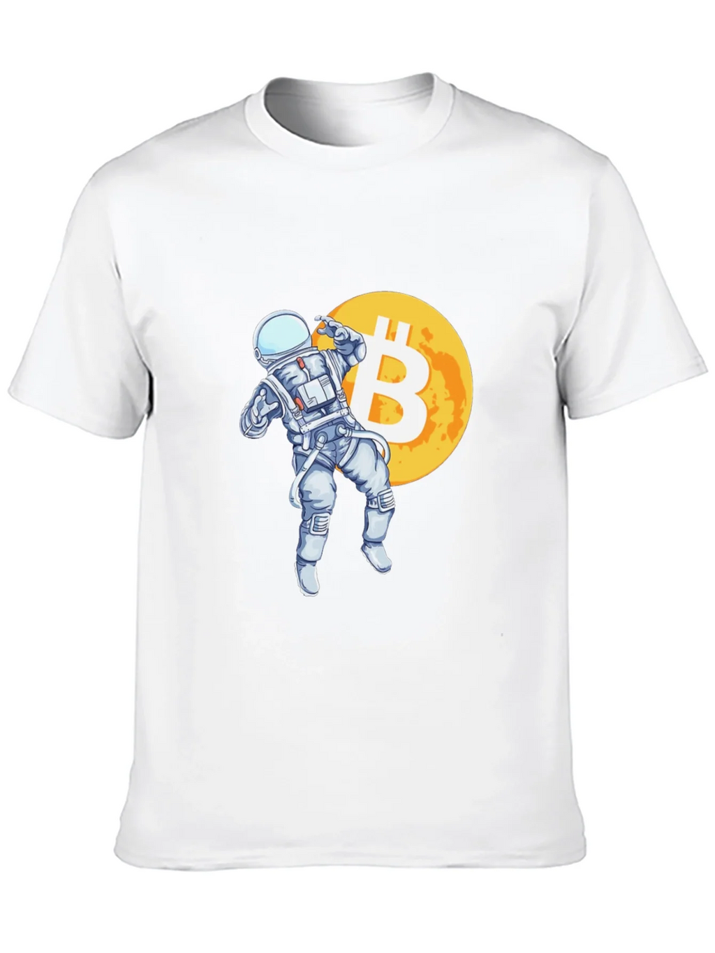 Bitcoin Astronaut T-Shirt - Crypto Moon Landing product image 9