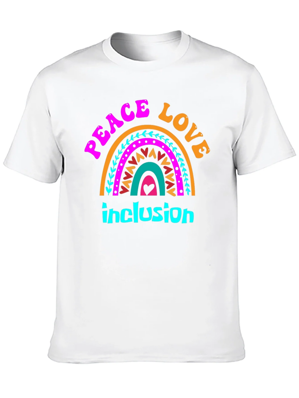 Peace Love Inclusion Graphic Tee product image 6