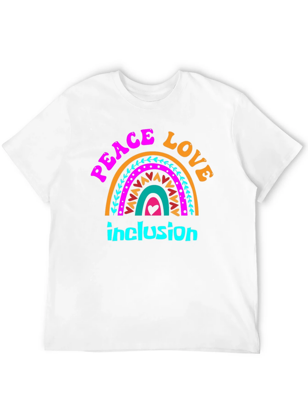 Peace Love Inclusion Graphic Tee product image 8