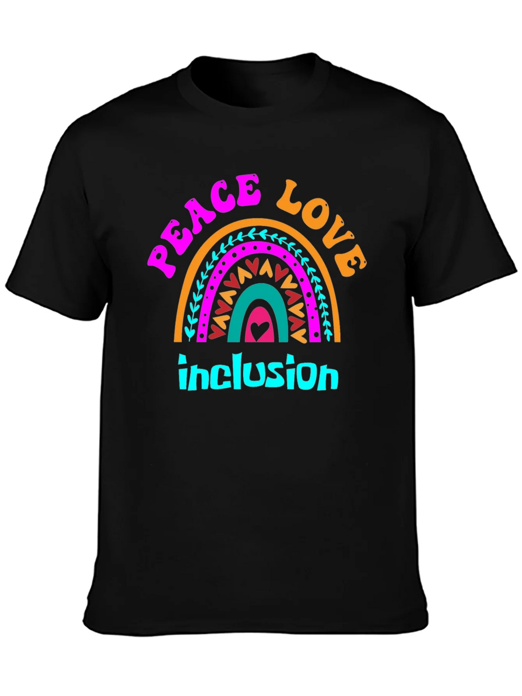 Peace Love Inclusion Graphic Tee product image 2