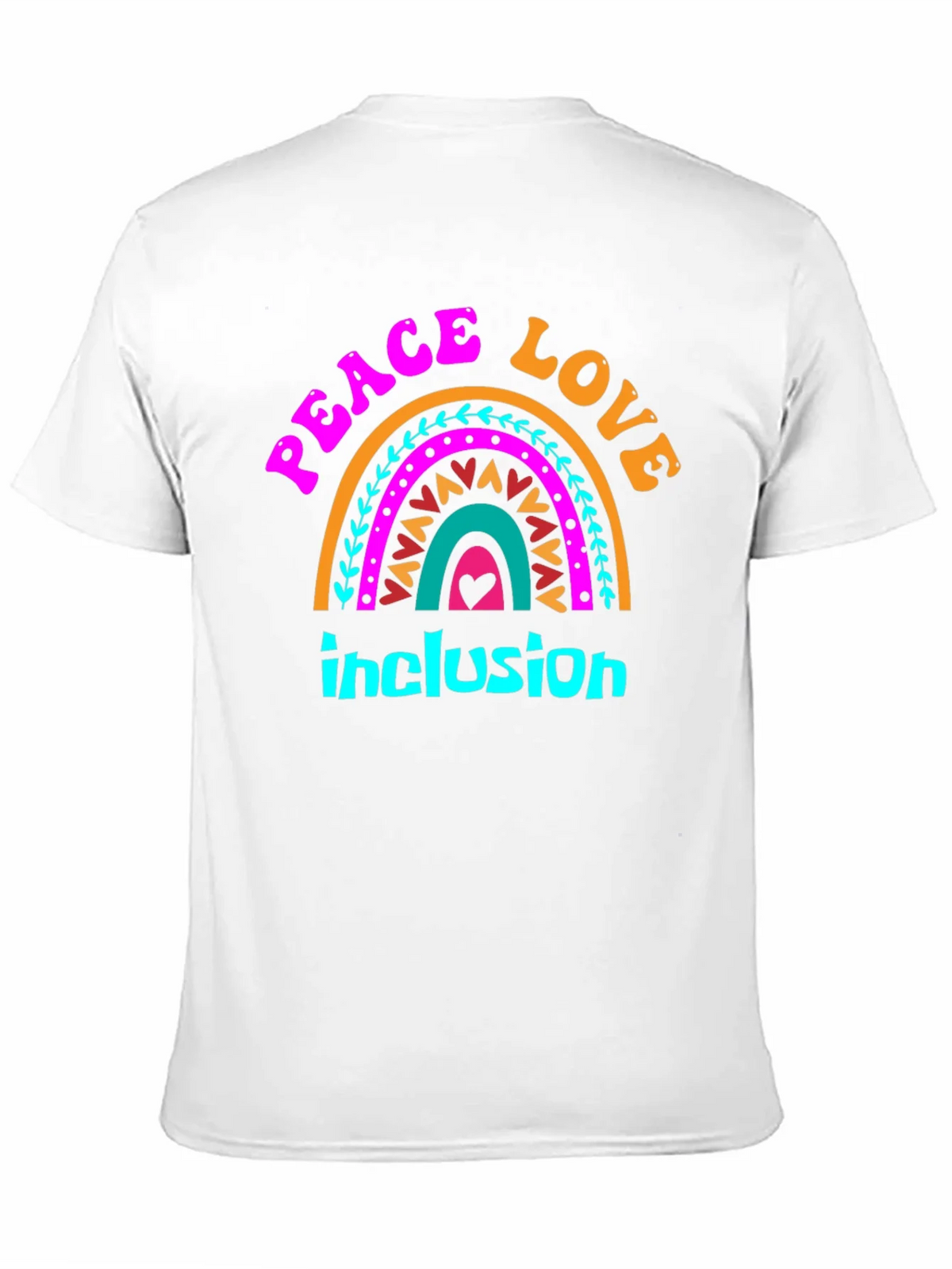 Peace Love Inclusion Graphic Tee product image 7