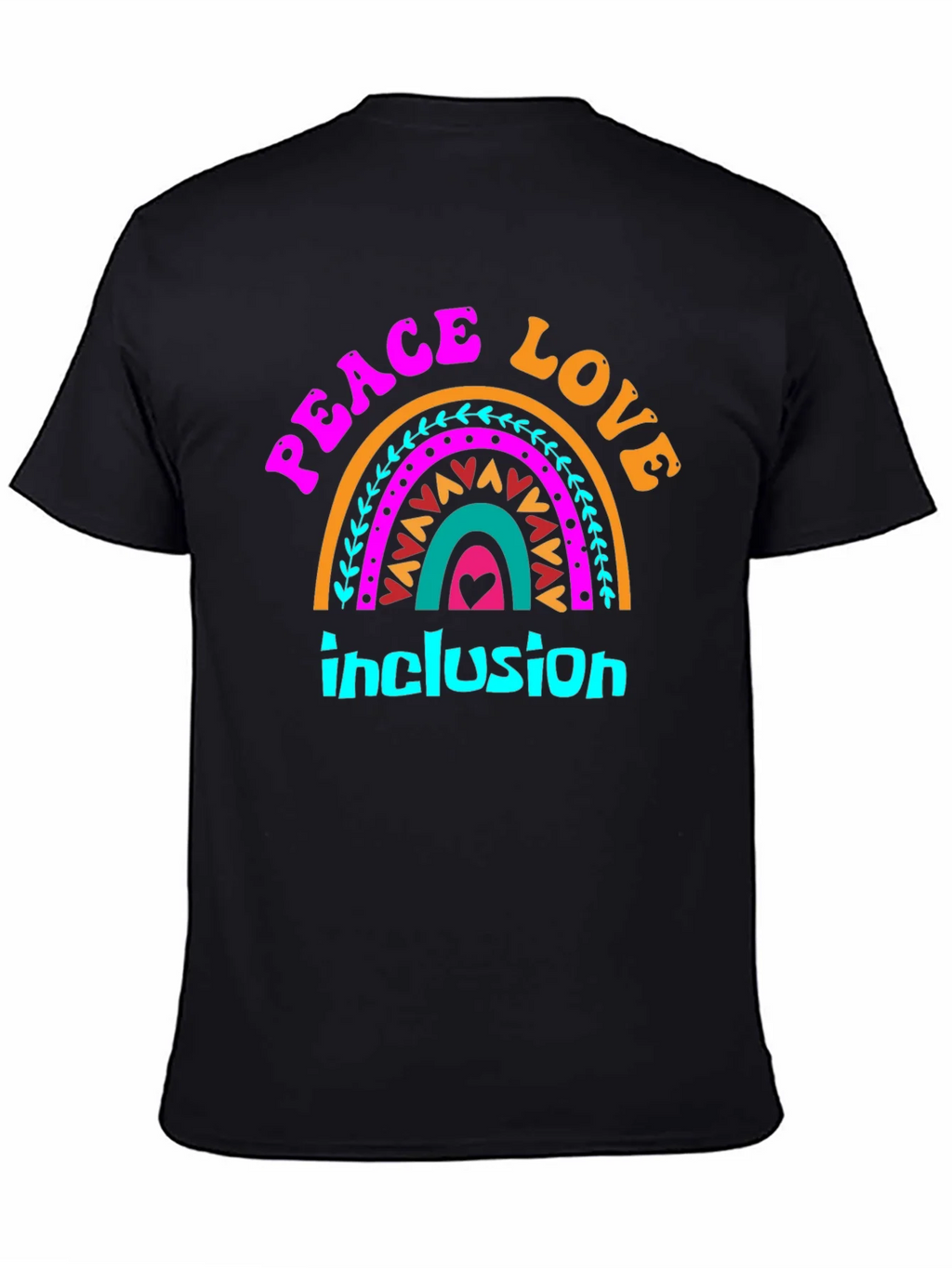 Peace Love Inclusion Graphic Tee product image 3