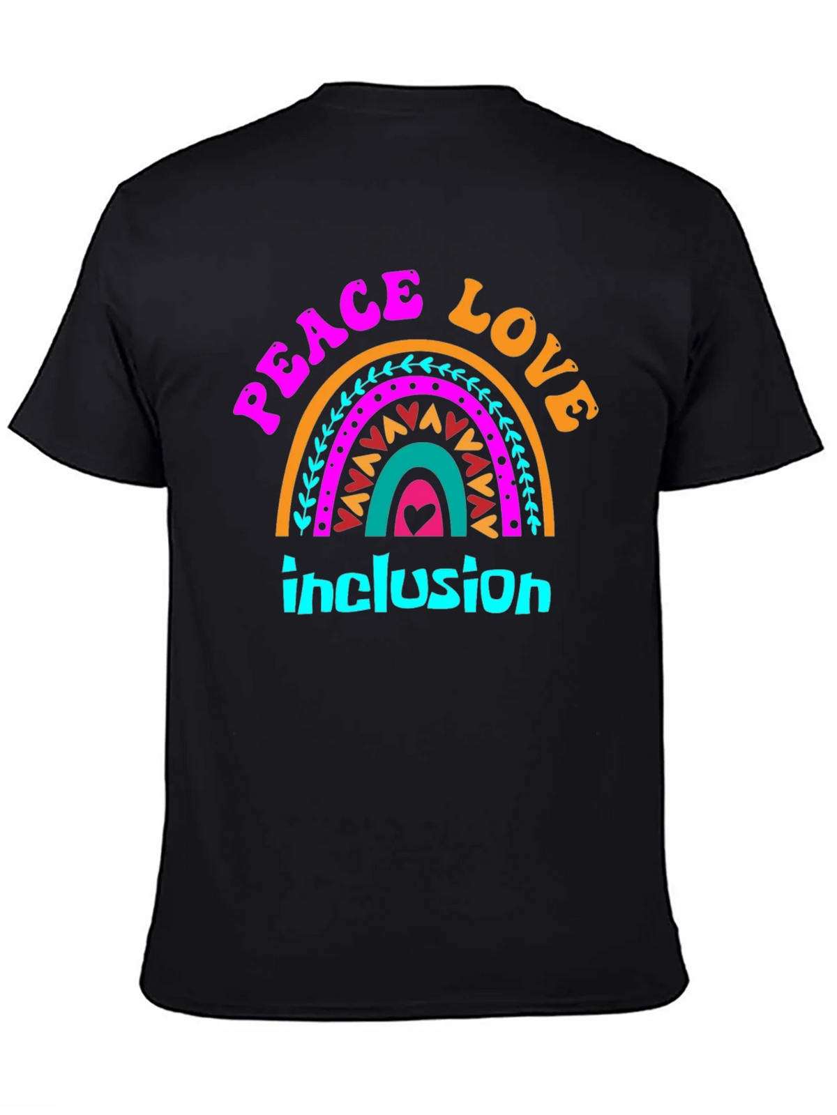 Peace Love Inclusion Graphic Tee product image 3