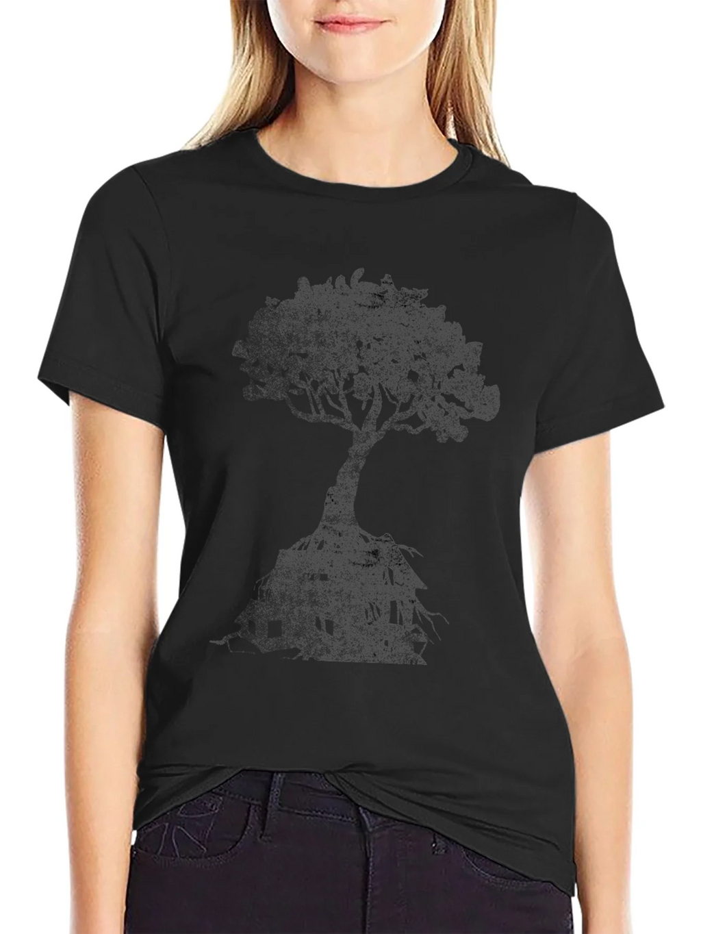 Black Tree Graphic T-Shirt product image 2