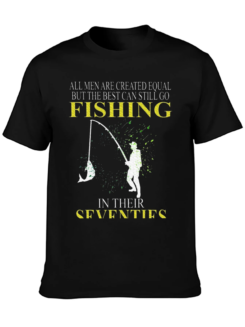 Fishing in Their Seventies Mens T-Shirt product image 3