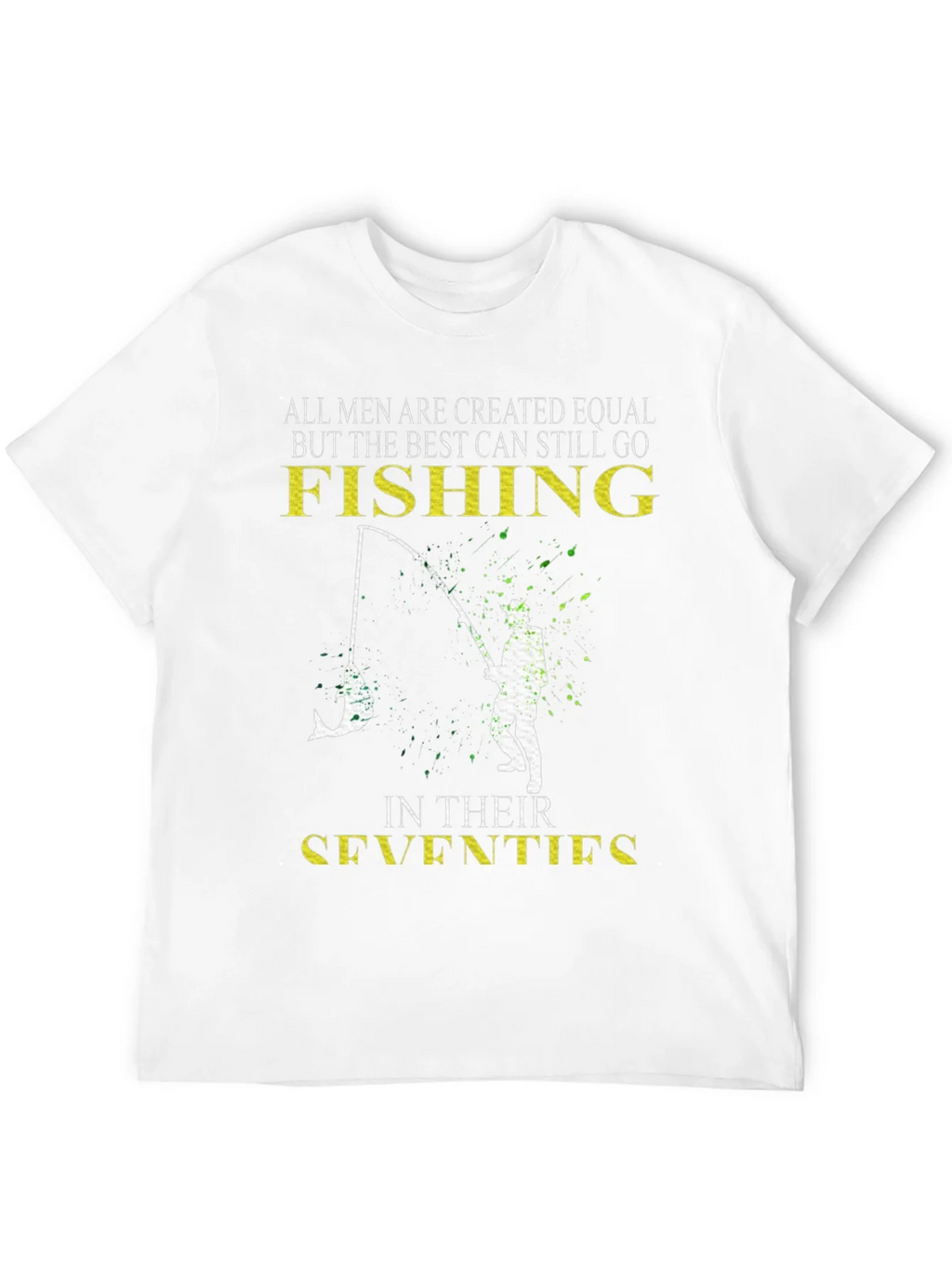 Fishing in Their Seventies Mens T-Shirt product image 11