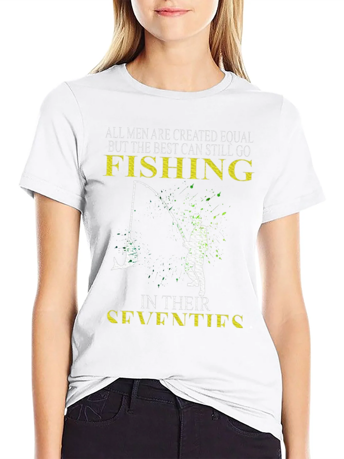 Fishing in Their Seventies Mens T-Shirt product image 8