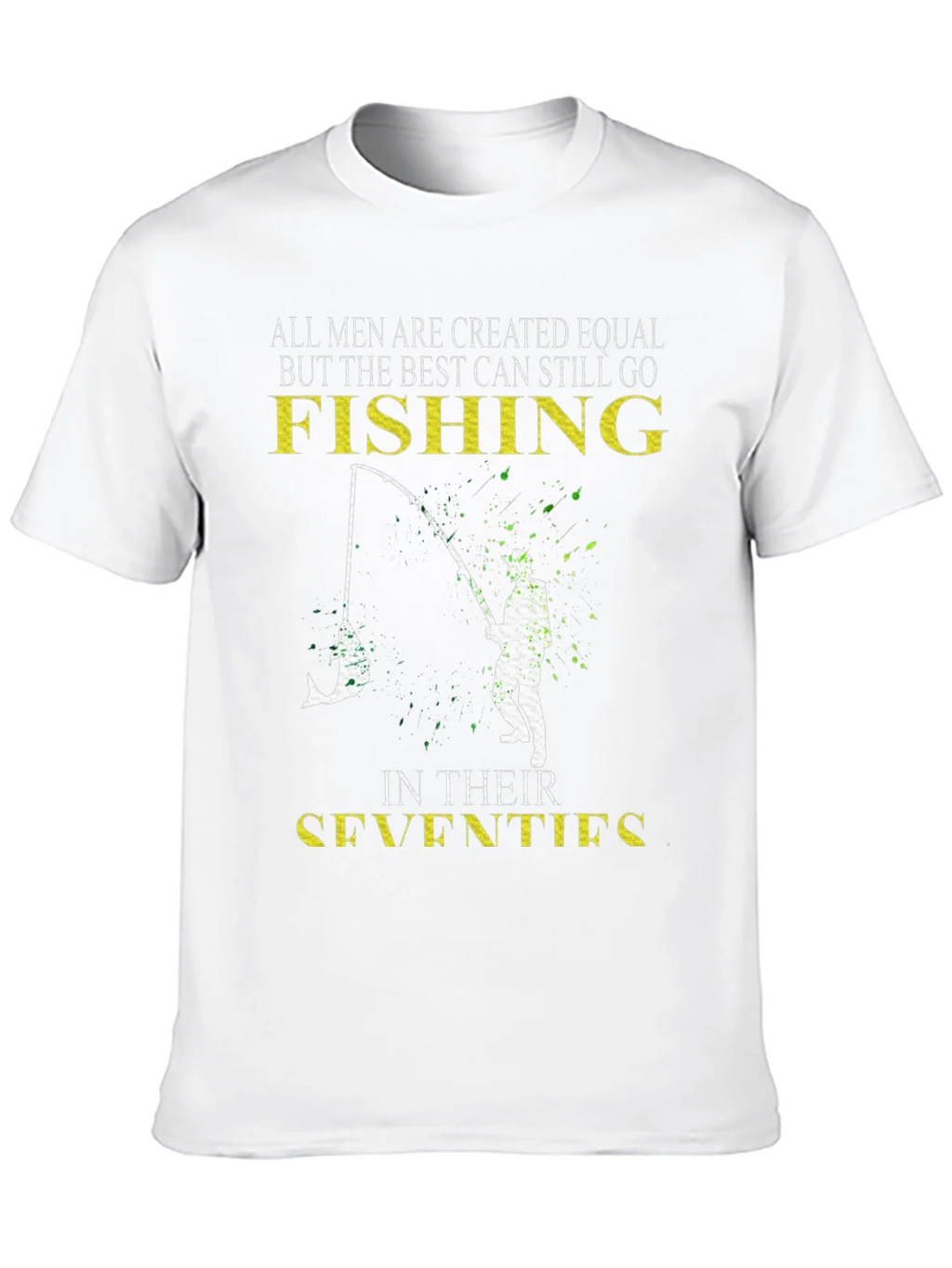 Fishing in Their Seventies Mens T-Shirt product image 9
