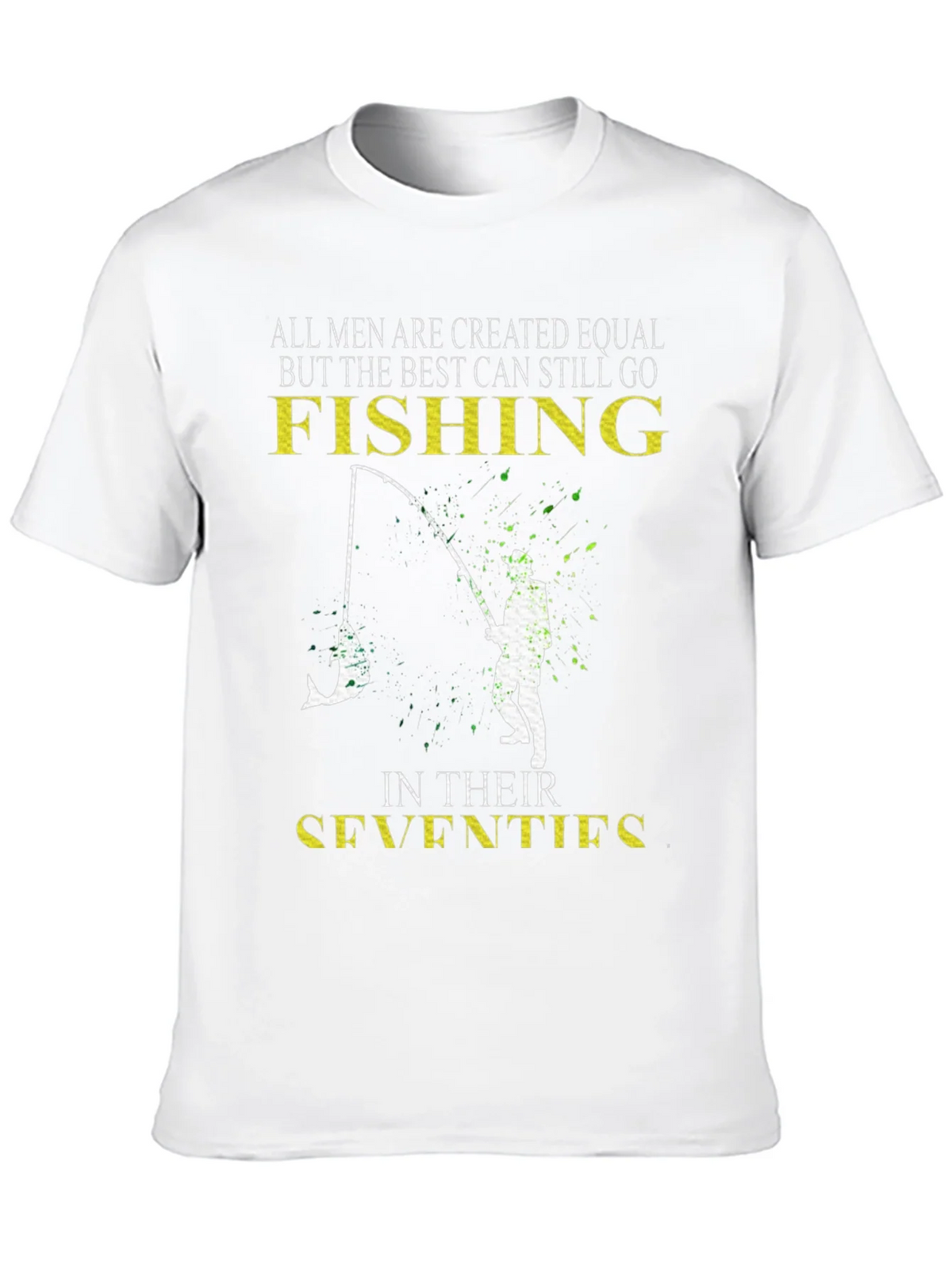 Fishing in Their Seventies Mens T-Shirt product image 9