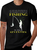 Fishing in Their Seventies Mens T-Shirt product image 1