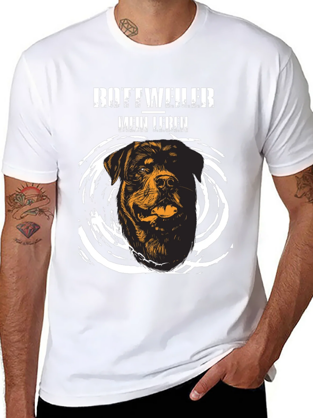 Rottweiler Dog Lover T-Shirt - Mein Leben Design product image 7