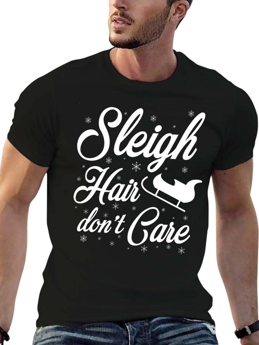 Sleigh Hair Dont Care Graphic Tee product image 5