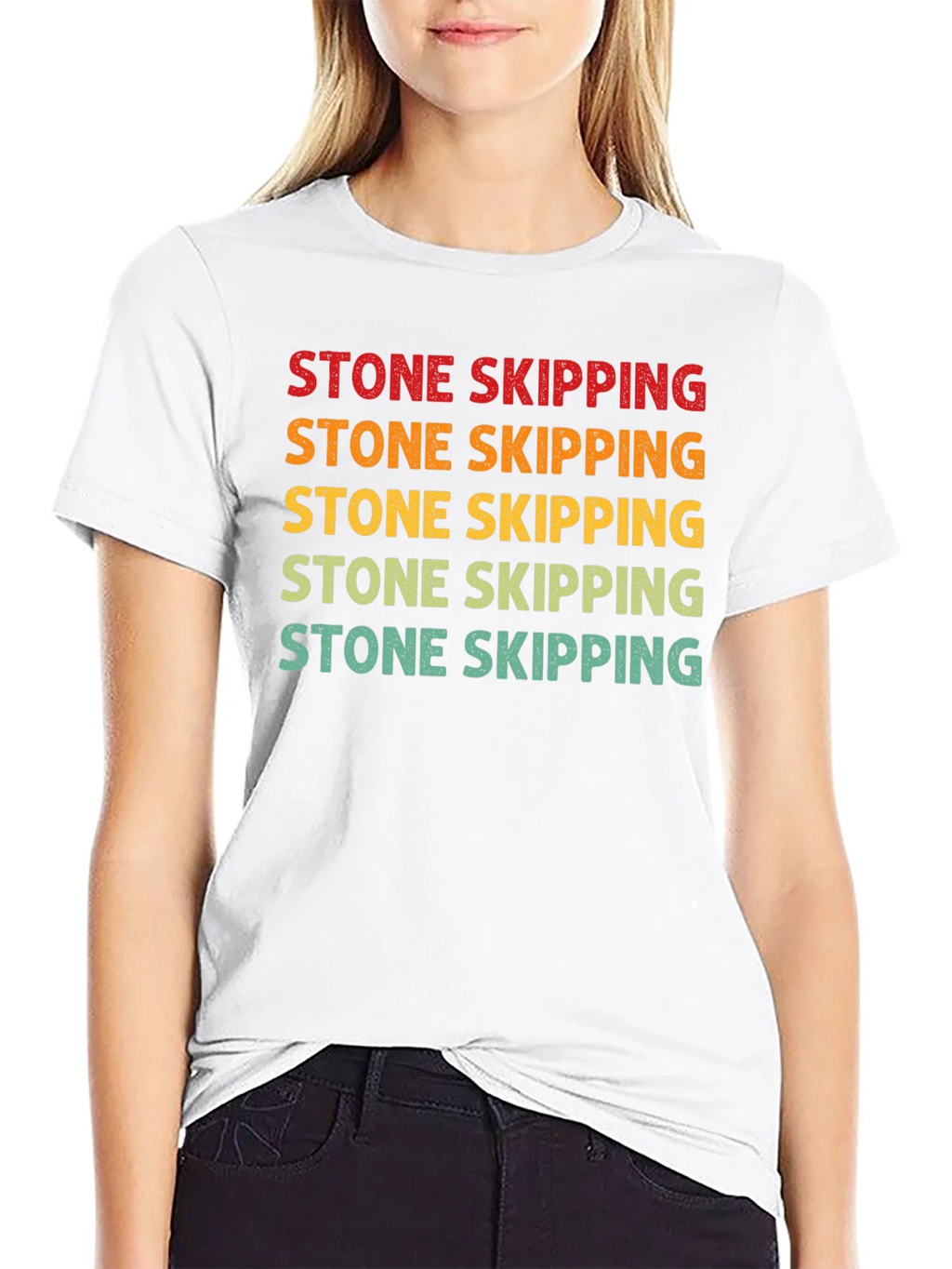 Stone Skipping Graphic Tee - Retro Style product image 7