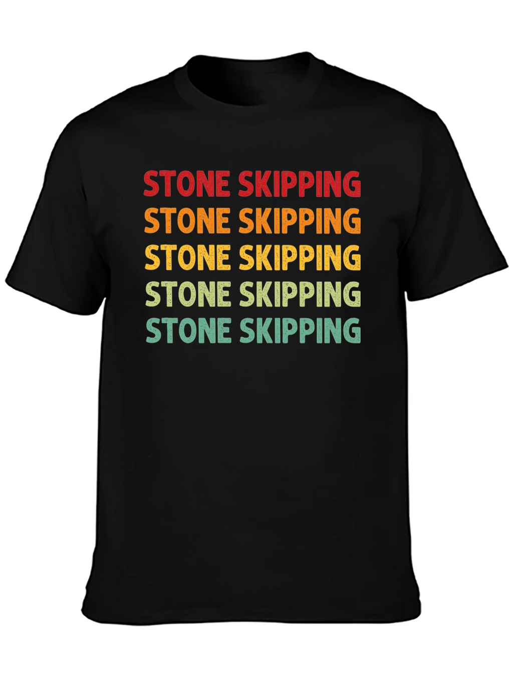 Stone Skipping Graphic Tee - Retro Style product image 2