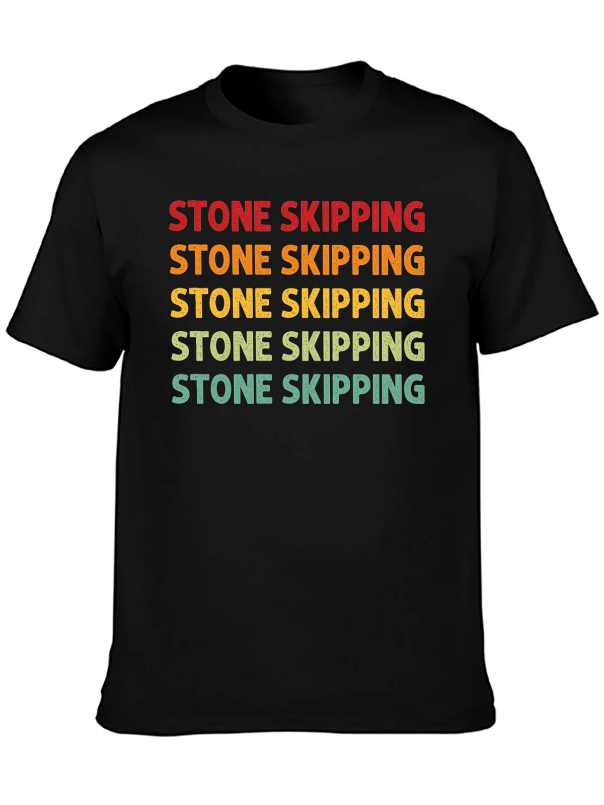 Stone Skipping Graphic Tee - Retro Style product image 2