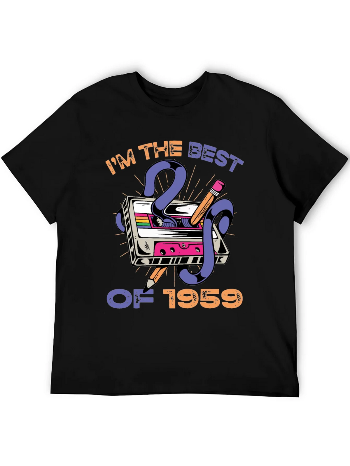 Best of 1959 Cassette Tape Graphic T-Shirt product image 5