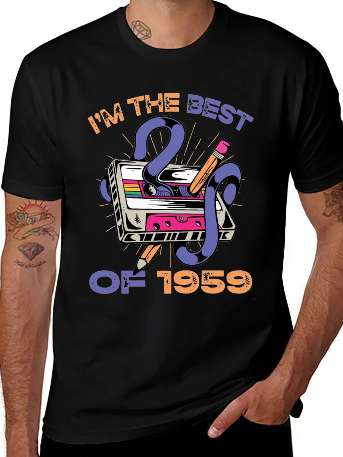 Best of 1959 Cassette Tape Graphic T-Shirt product image 1