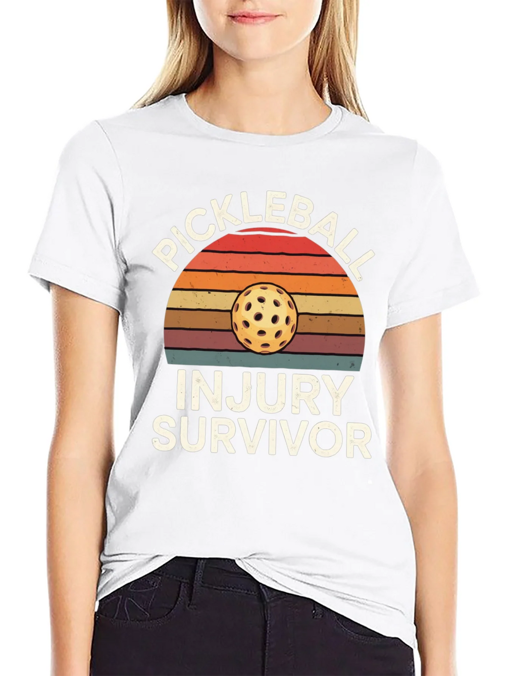 Pickleball Injury Survivor T-Shirt product image 2