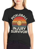 Pickleball Injury Survivor T-Shirt product image 1