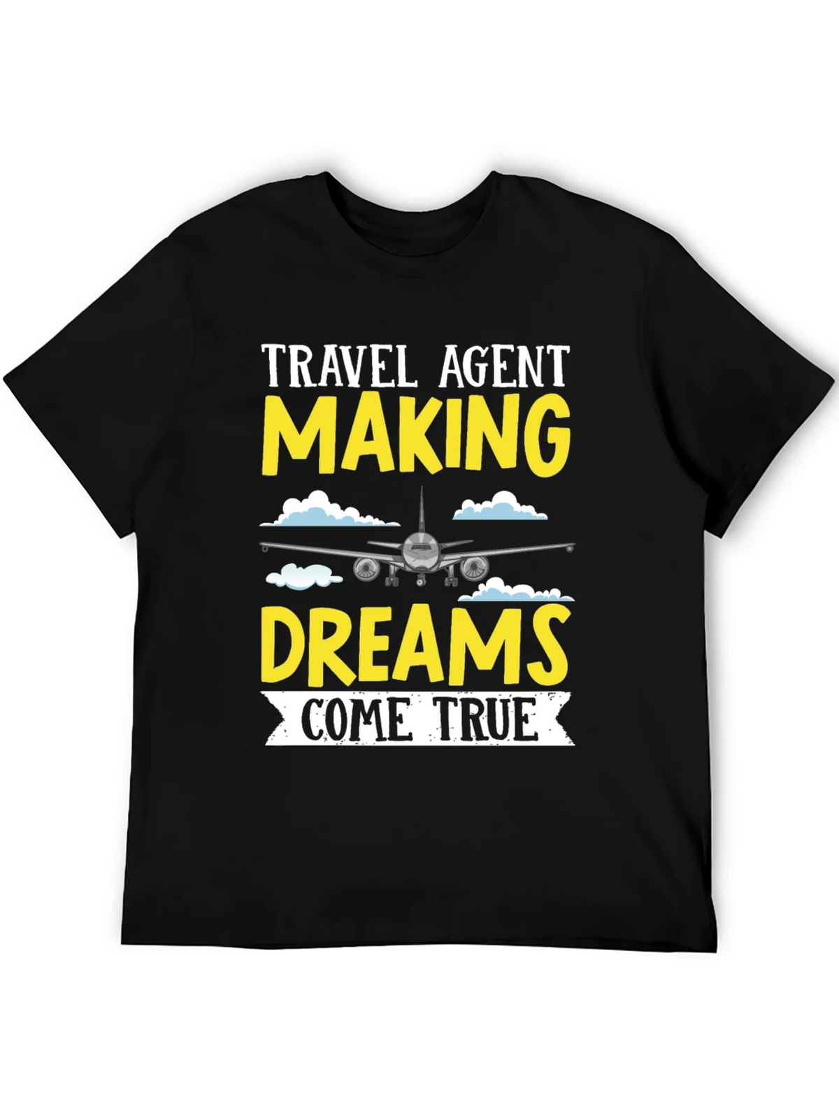 Travel Agent Dreams T-Shirt - Airplane Design product image 5